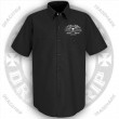 Dragstrip Kustom Greaser work shirt Checker Wrecker Print